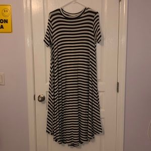striped dress